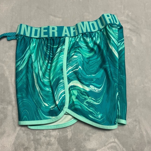 Under Armour Teal Marble Shorts - Picture 5 of 5